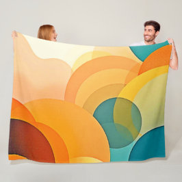 Manta Polar Colorfu Abstract Overlaping Circles