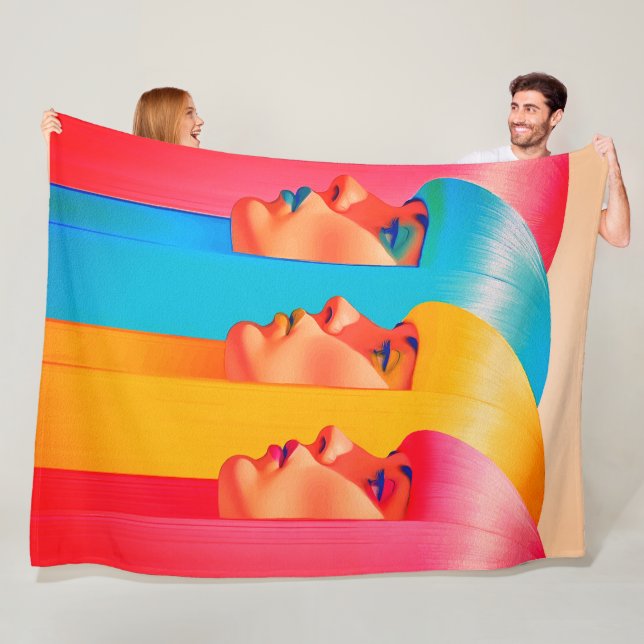 Manta Polar Colorful Faces Vibrant Multicolor Side Profiles (In situ)