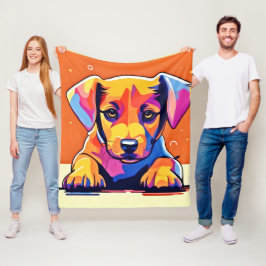 Manta Polar Colorida obra de picapia