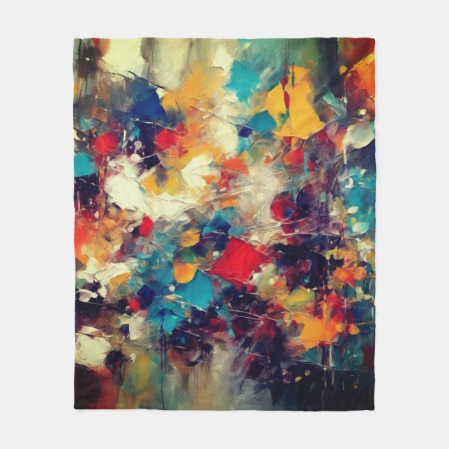 Manta Polar Colorido (Anverso)