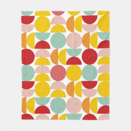 Manta Polar Colorido Bauhaus