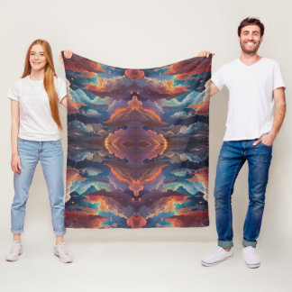 Manta Polar Colorido Patrón de nube Fleece hogar acogedor y el