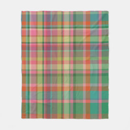 Manta Polar Colorido patrón revestido Navidades verdes acogedo