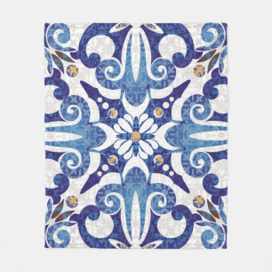 Manta Polar Colorido turco: Patrón oriental vintage