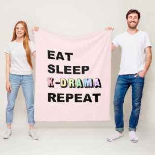Manta Polar Coma el sueño Kdrama repetición