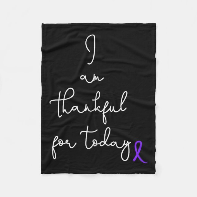 Manta Polar Combatiendo el Regalo del Cáncer Pancreático (Anverso)