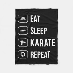 Manta Polar Come Dormir Karate Repetir - deporte - ninja - gen