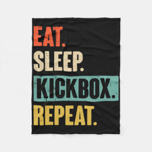 Manta Polar Come Dormir Kickbox Repetir Retro Kickboxing Boxeo