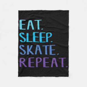 Manta Polar Come Dormir Patinar Repetir - Camiseta de patinaje