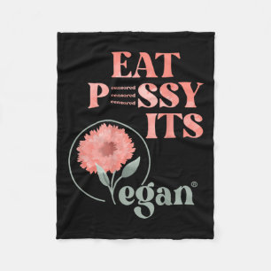 Manta Polar Come Gato Es Vegano X Edición Acuarela Vegano Cen