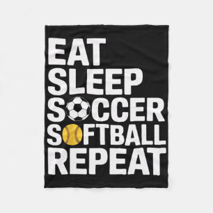 Manta Polar Comer Dormir Fútbol Repetir suavemente Entrenador 