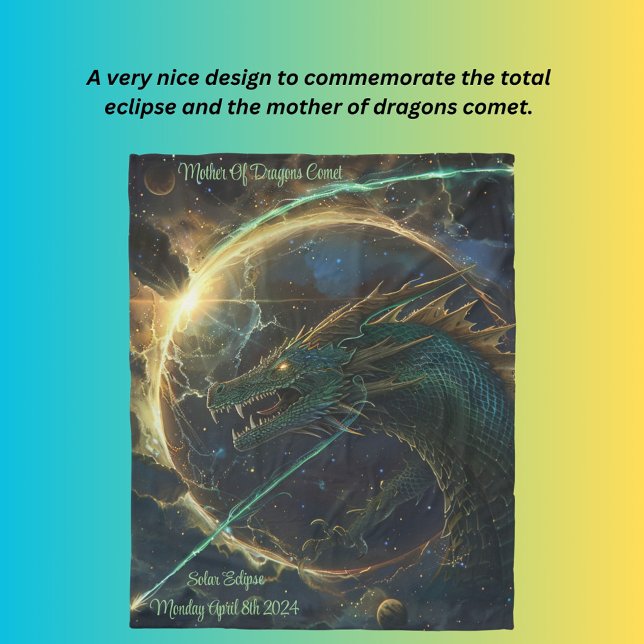 Manta Polar Cometa Y Eclipse De La Madre De Los Dragones (Subido por el creador)