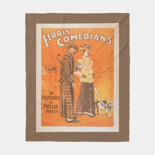 Manta Polar Cómicos "marcapasos de Ferris en los precios (Anverso)