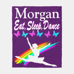 MANTA POLAR COMIDA PERSONALIZADA, DORMIR, BAILE FLEECE BLANKET