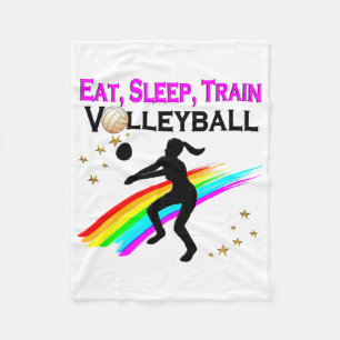 MANTA POLAR COMIDA ROSA, DORMIR, VOLEIBOL DE TREN