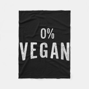 Manta Polar Comidas De Carne Graciosas Y Carnívoros 0% Vegan -