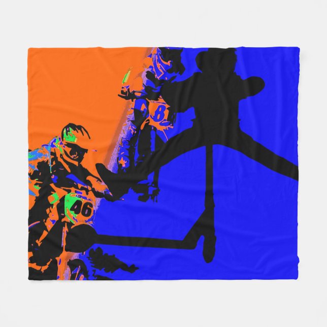 Manta Polar Comin' Through - Motox y Scooter (Frente (Horizontal))