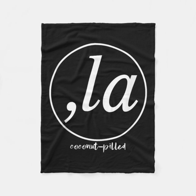 Manta Polar Comma La Kamala Harris Coconut Pilny Cita Graciosa (Anverso)