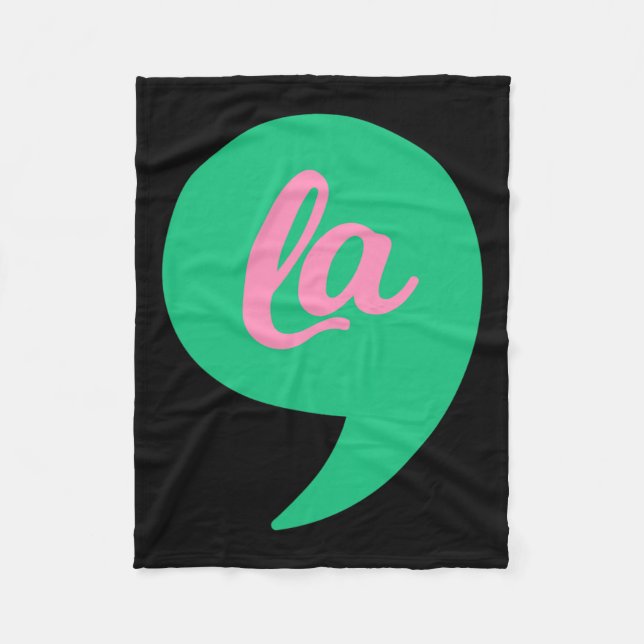 Manta Polar Comma La Kamala Harris Costum de Votación 2022 (Anverso)