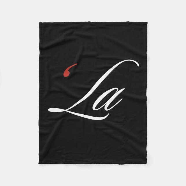 Manta Polar Comma La Kamala Harris Graciosa Puntuación La Elec (Anverso)