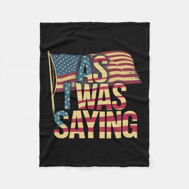 Manta Polar Como Estaba Diciendo - Trump Mega 2024 Epic Americ (Anverso)