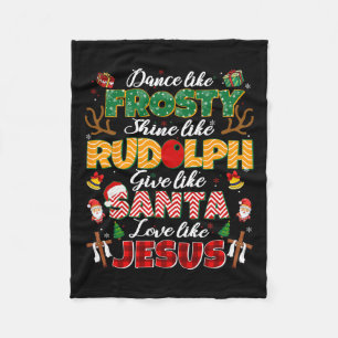 Manta Polar Como Jesús Santa Navidades Cristianos Religiosos X