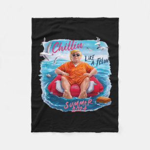 Manta Polar Como Un Divertido Trump Felon Para El Presidente V