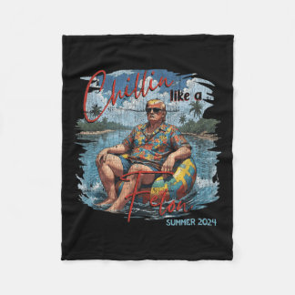 Manta Polar Como un Felon Retro Verano Vintage Gracioso Trump