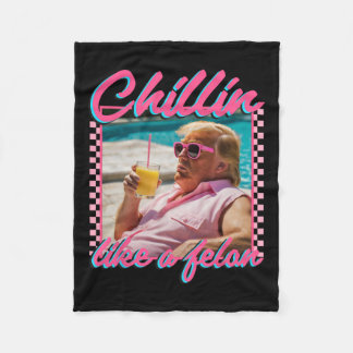 Manta Polar Como un Felon Trump Camisa Republicana Divertida T