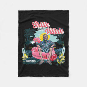 Manta Polar Como Un Verano Felon Beach Divertido Trump 2024