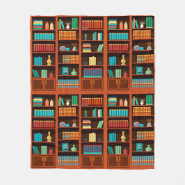 Manta Polar Cómodas estanterías de libros Throw Blanket