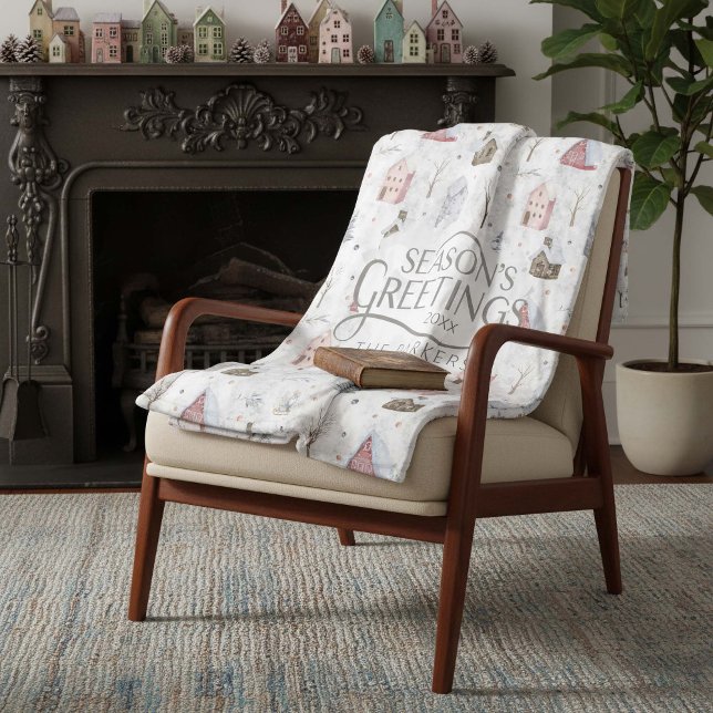 Manta Polar Cómodo Navidades domésticos Pink ID985 (Subido por el creador)