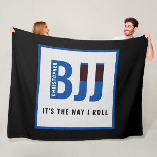 Manta Polar Competencia personalizada de BJJ Jiu Jitsu Cinturó