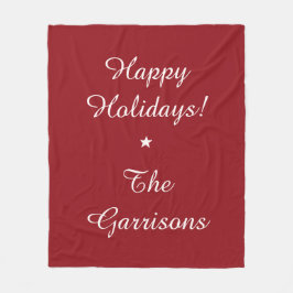 Manta Polar Completamente personalizable Vacaciones fúnebres f