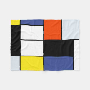 Manta Polar Composición A de Piet Mondrian - Arte Moderno Abst