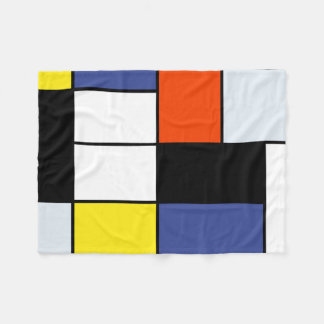 Manta Polar Composición A de Piet Mondrian - Arte Moderno Abst