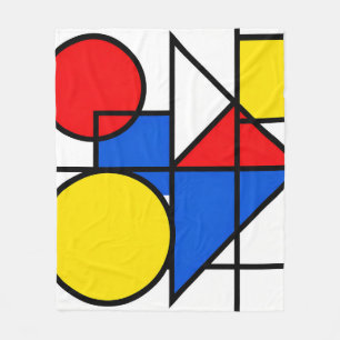 Manta Polar Composición de color primario de Mondrian