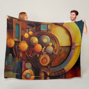 Manta Polar Composición de Orbe Mecánico Steampunk