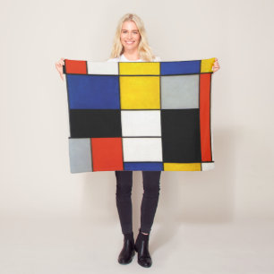 Manta Polar Composición, Mondrian