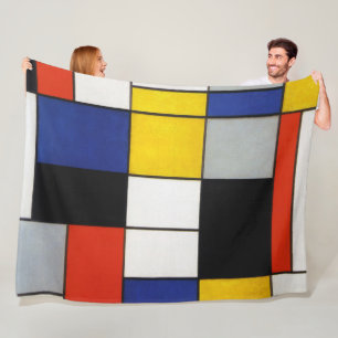 Manta Polar Composición, Mondrian