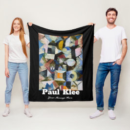 Manta Polar Composición personalizado con la media luna amaril