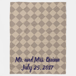 Manta Polar Comprobadores de colores - Beige turbio