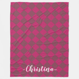 Manta Polar Comprobadores de colores - frambuesa