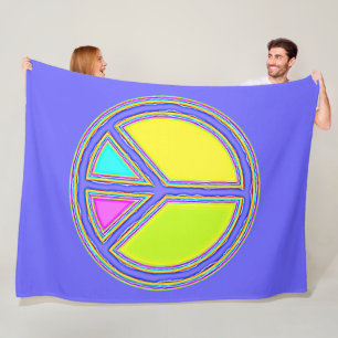 Manta Polar Con colores rellenados Firma PEACE 1