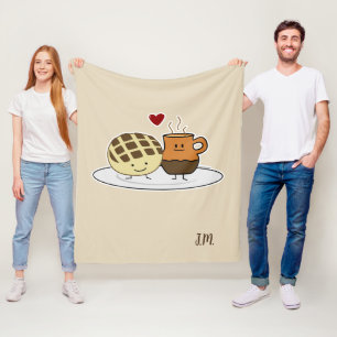 Manta Polar Concha dulce del mexicano del dulce de la cacerola