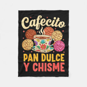 Manta Polar Concha mexicana hispana café cafecito pan dulce