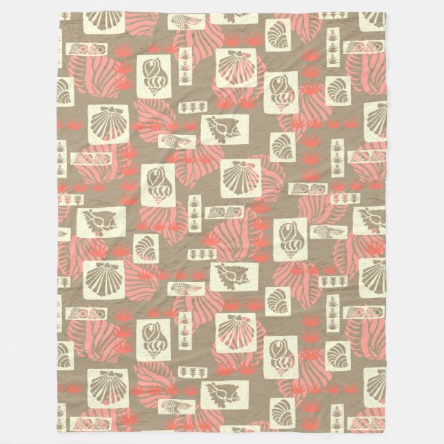 Manta Polar Conchas submarinas de Kua Bay Hawaiian (Anverso)