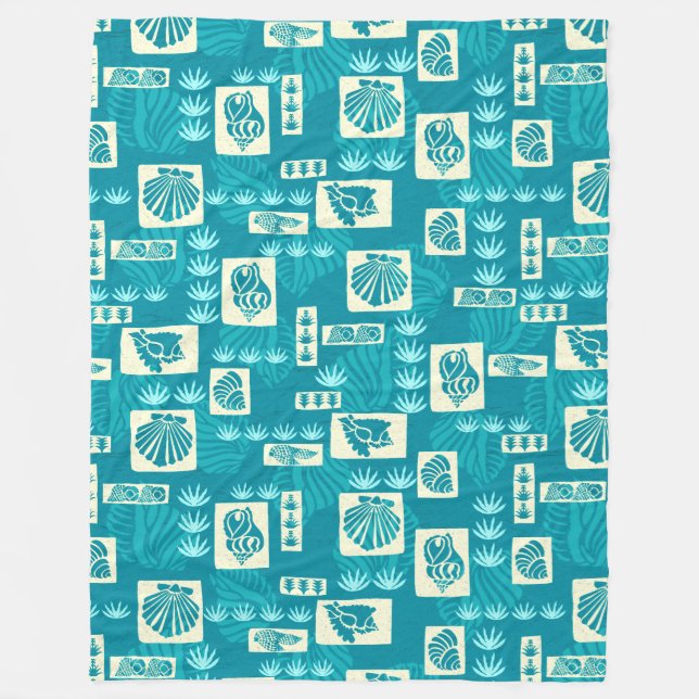 Manta Polar Conchas submarinas de Kua Bay Hawaiian (Anverso)