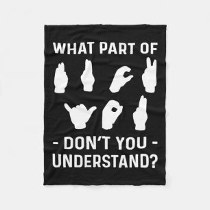 Manta Polar Conciencia. Asl Awareness