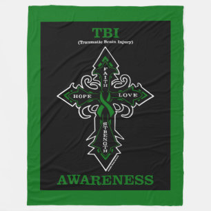 Manta Polar Conciencia cruzada...TBI Fleece Blanket